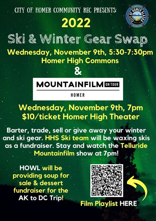 Homer Ski & Winter Gear Swap Flyer