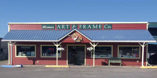 Homer Art & Frame Co. entrance. 