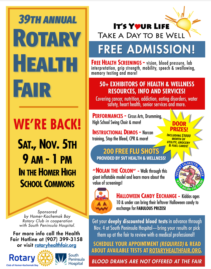 Rotary Health Fair Flyer