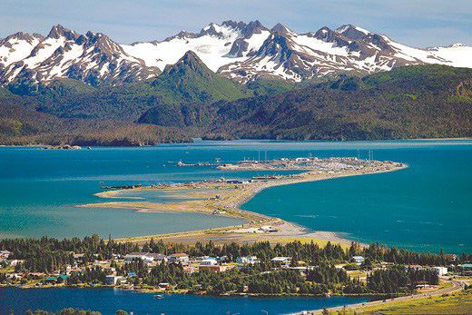 photo of Homer Spit, Kachemak Bay and mountains